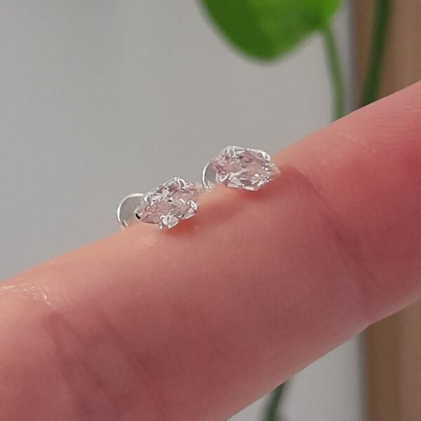 Aros Abridores brillo mini diamante – Plata 925