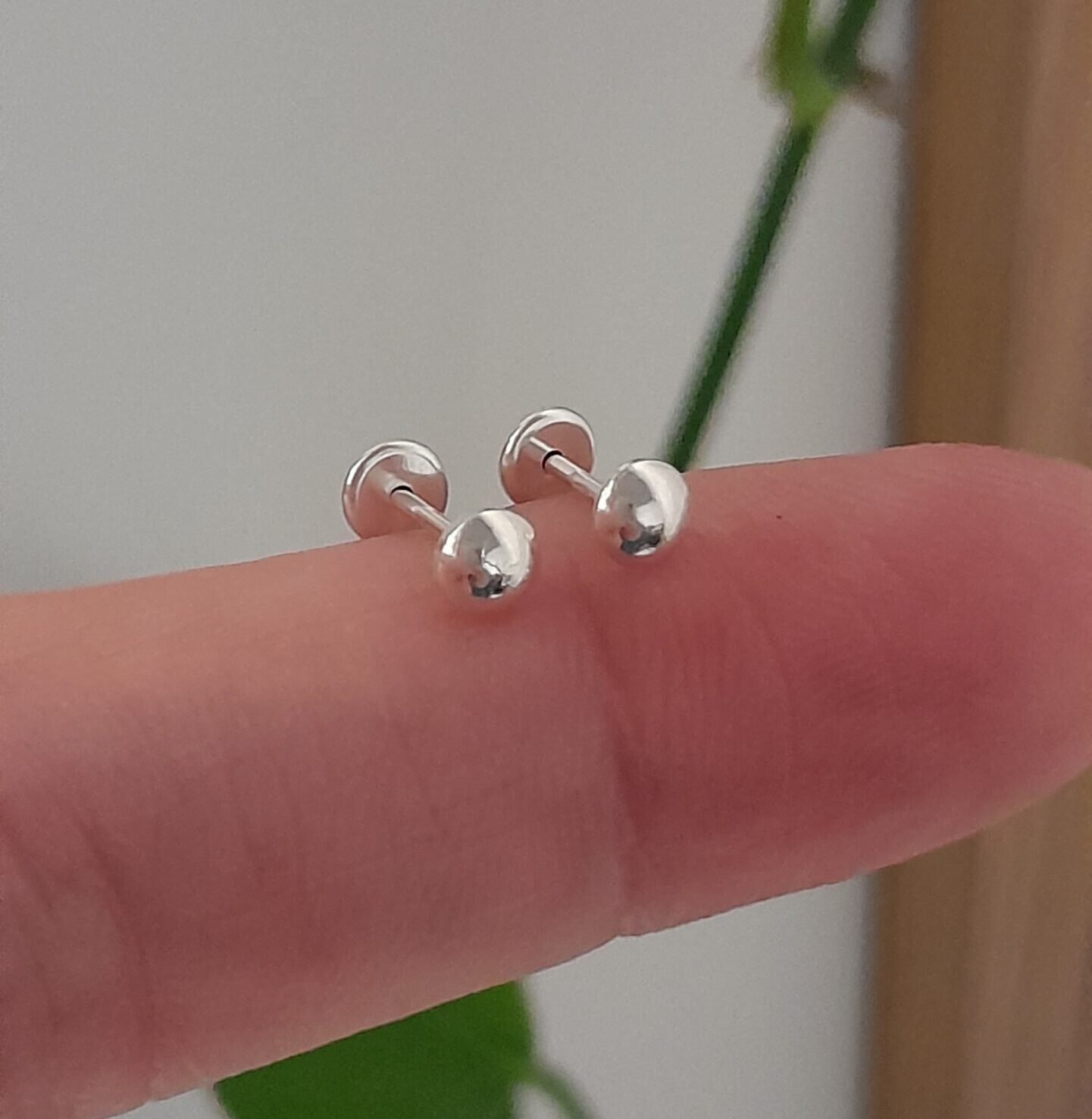 Aros Abridores liso redondo mini – Plata 925