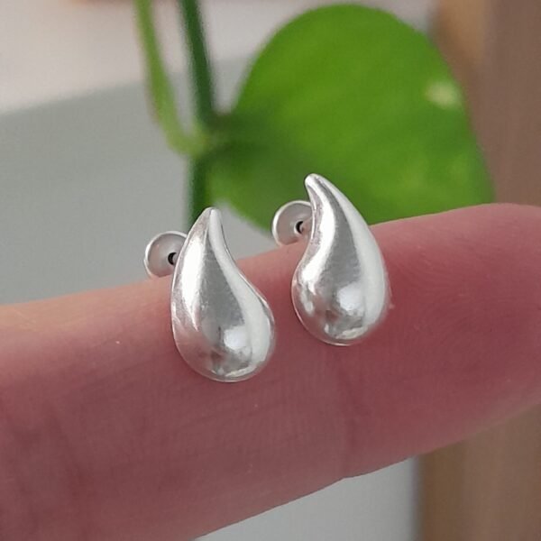 Aros Abridores liso gota – Plata 925