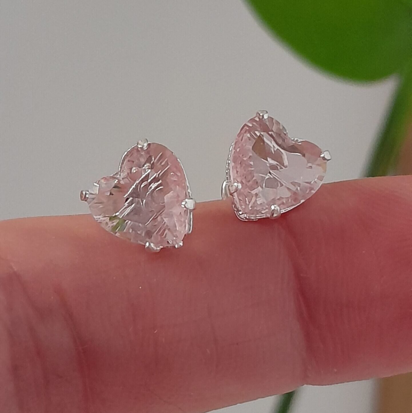 Aros Abridores brillo rosa claro – Plata 925