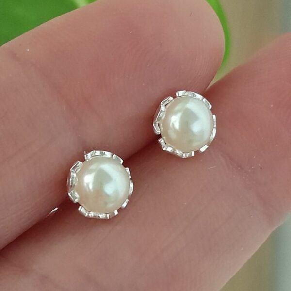 Aros Abridores Perlas circular – Plata 925