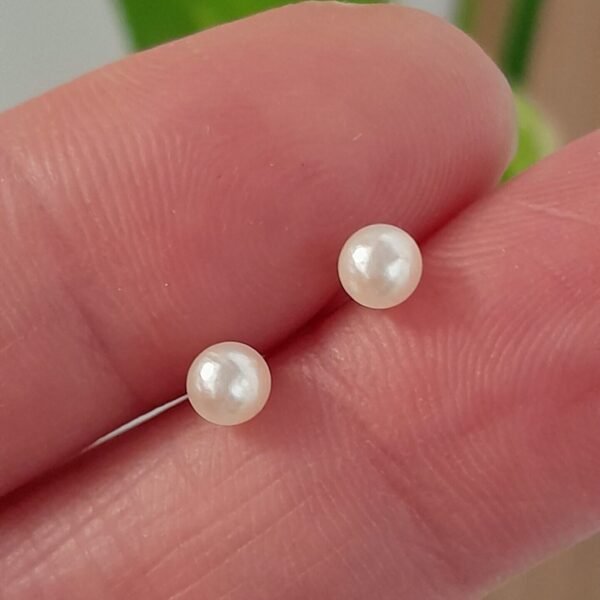 Aros Abridores Perlas chicas – Plata 925