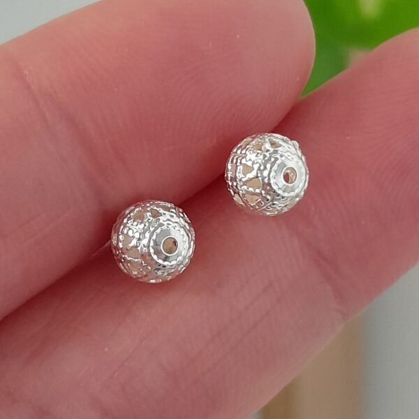 Aros Abridores Lisos esferas – Plata 925