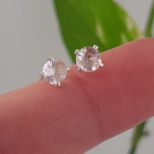 Aros Abridores Brillos Cristal – Plata 925