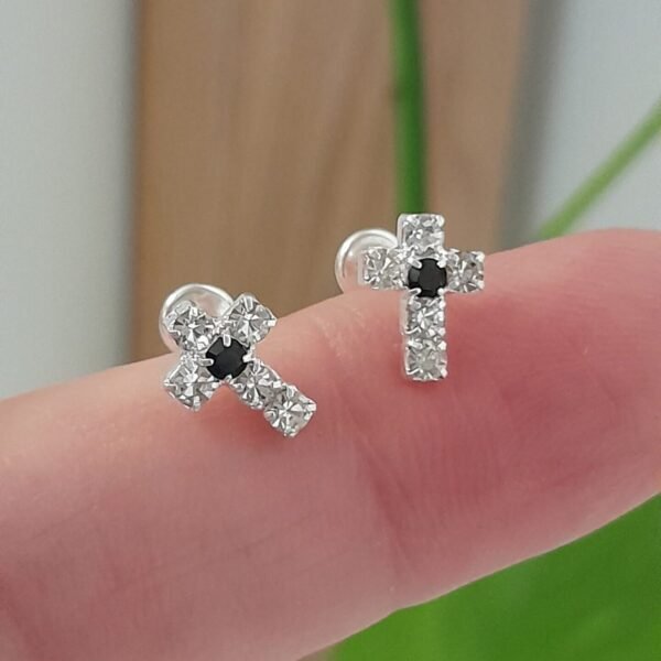 Aros Abridores Piedra Cruz – Plata 925