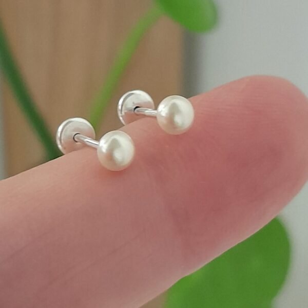 Aros Abridores Perlas - Plata 925