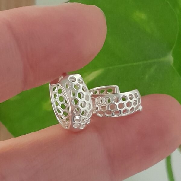 Aros Huggies mini calados hexagonales - Laminados