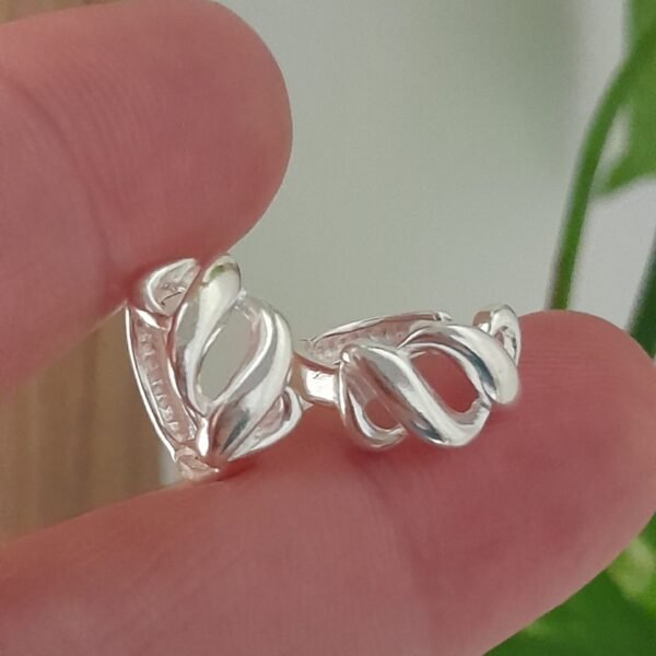 Aros Huggies mini trenzados - Laminados