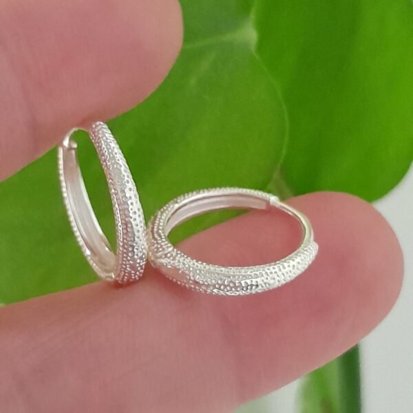 Aros Huggies mini argollas textura- Laminados