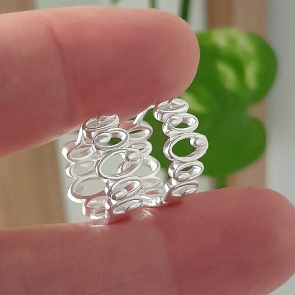 Aros Huggies mini circulos calados - Laminados