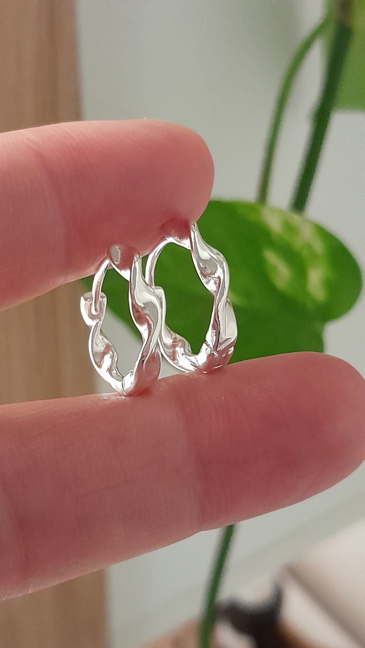 Aros Huggies mini cinta torcida - Laminados