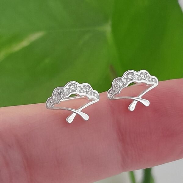 Aros pasantes mini abanico - Laminados