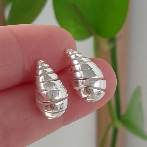 Aros pasantes mini caracol - Laminados