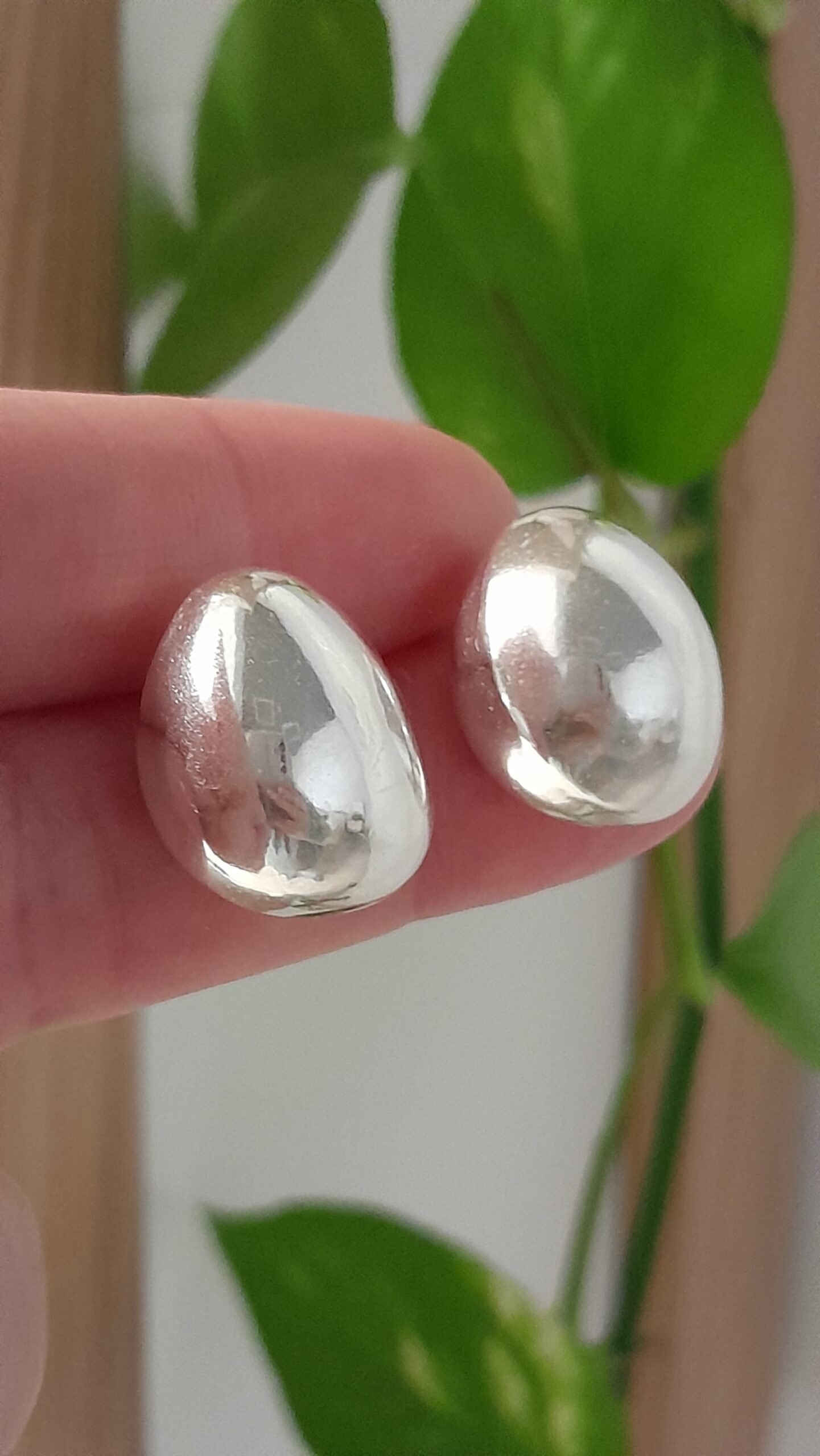 Aros pasantes mini gota gruesa - Laminados