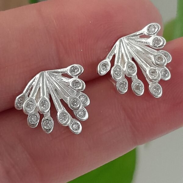 Aros pasantes alas pavo real – Laminados