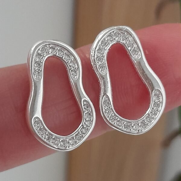 Aros pasantes ovalo abstracto textura– Laminados