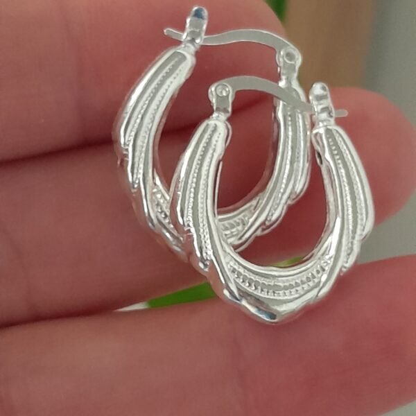 Aros huggies abanico – Laminados