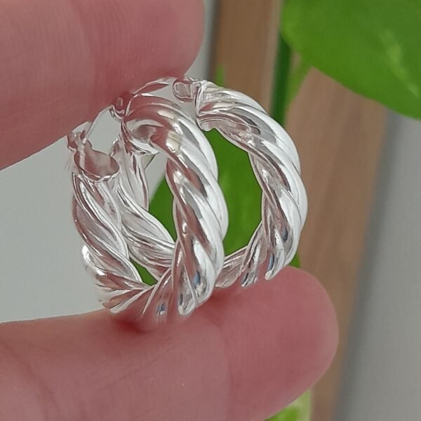 Aros huggies torzal grueso y tupido – Laminados