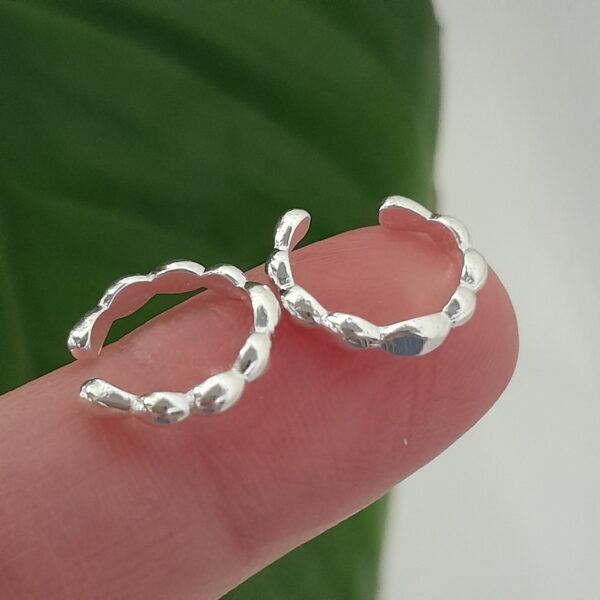 Aros mini argollas cierre cuff - Laminados