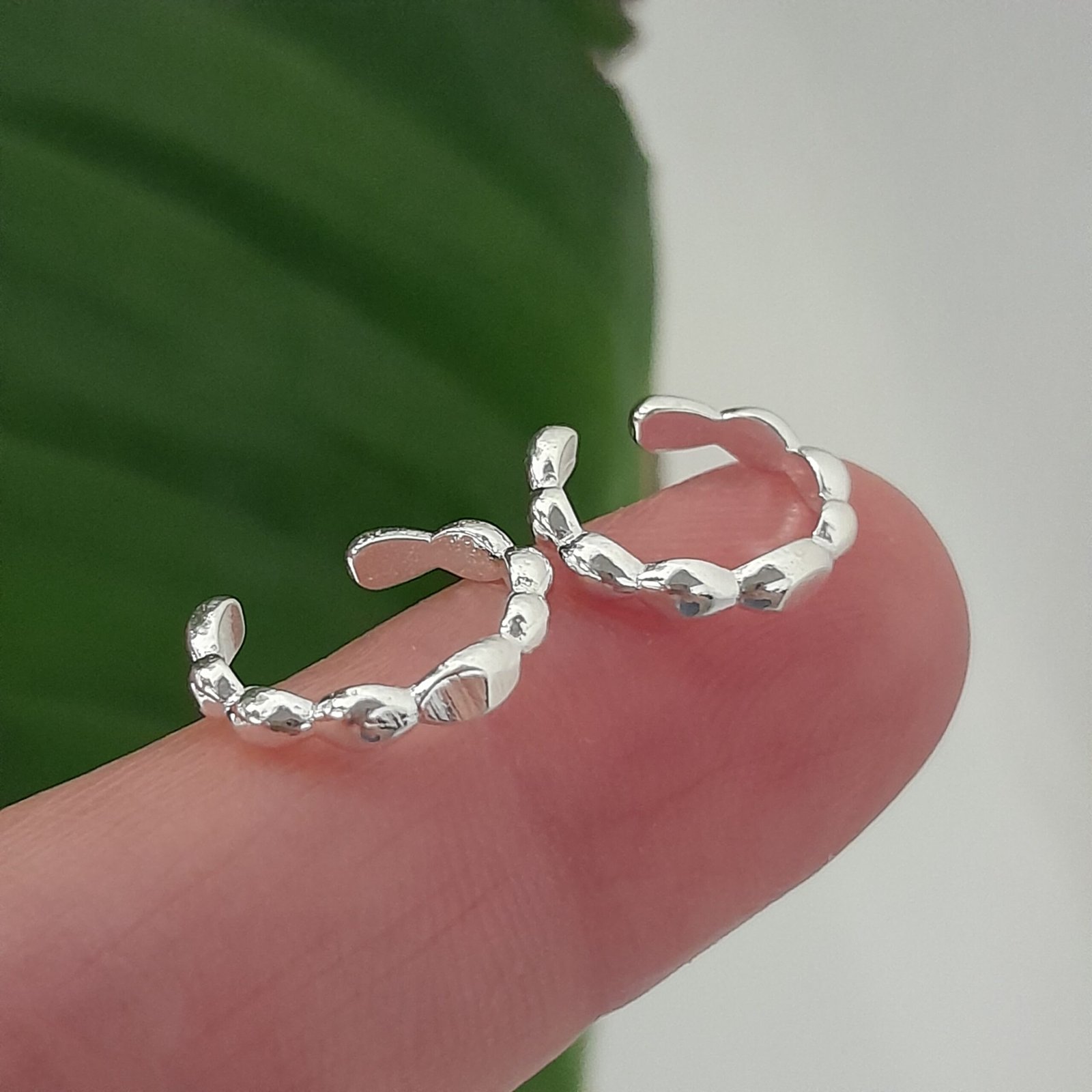 Aros mini argollas cierre cuff - Laminados - Image 2