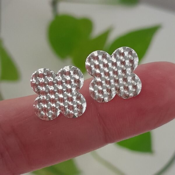 Aros mini trébol texturados - Laminados