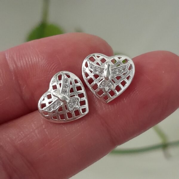 Aros mini huggies corazones calados - Laminados