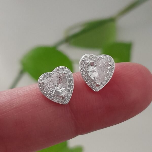 Aros mini brillo corazones - Laminados