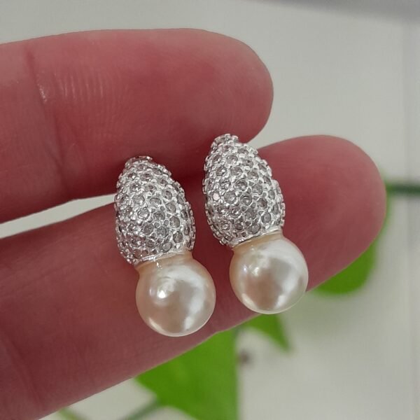 Aros mini perlas brillo - Laminados