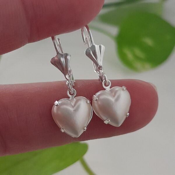 Aros mini corazones perlados – Laminados