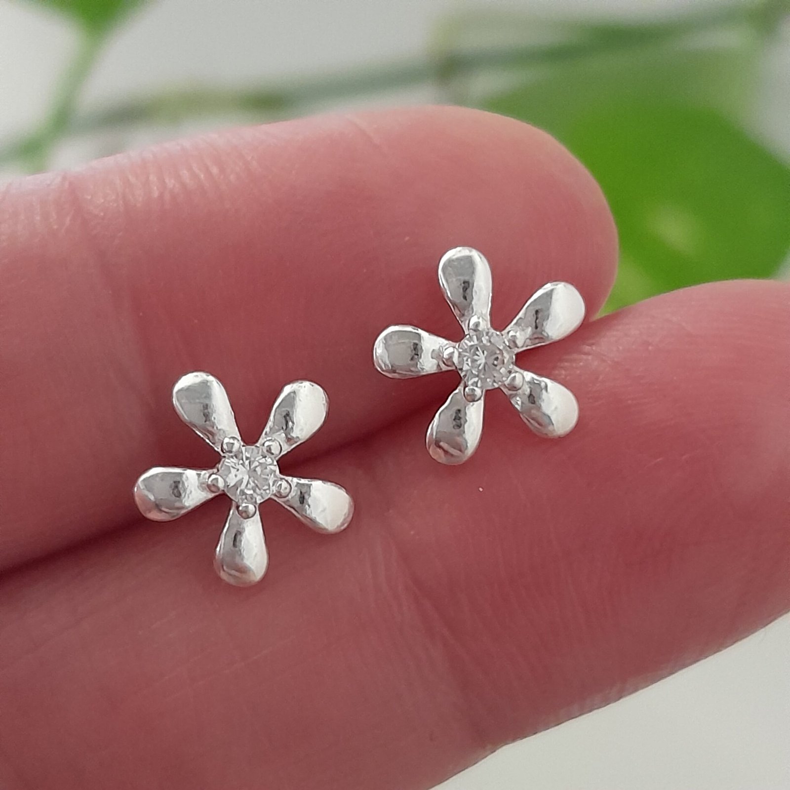 Aros mini florcitas - Laminados