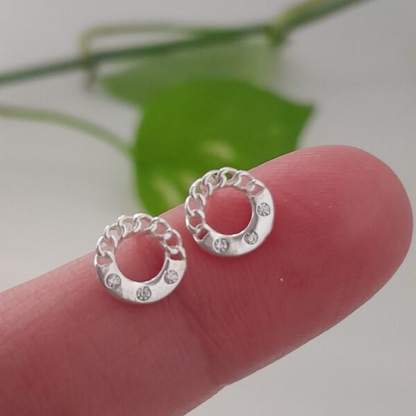 Aros mini circular con brillos - Laminados