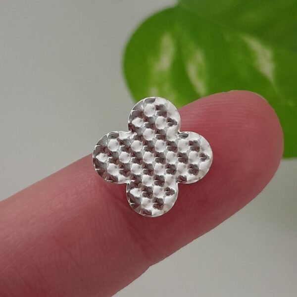 Dije mini trébol 4 hojas liso - Laminados