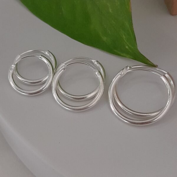 Aros mini huggies 3 tamaños triple par - Laminados