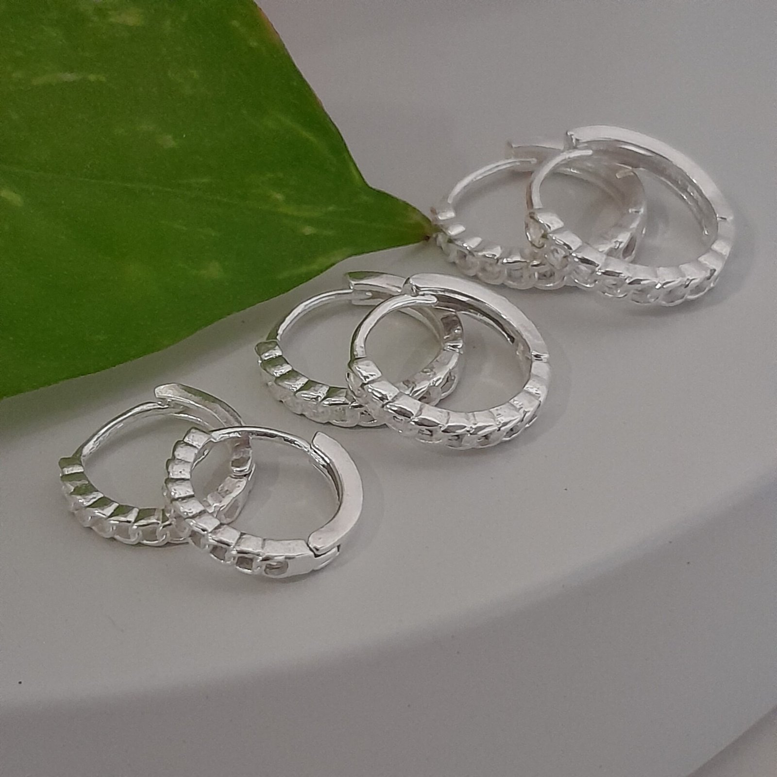 Aros mini huggies 3 tamaños triple par - Laminados