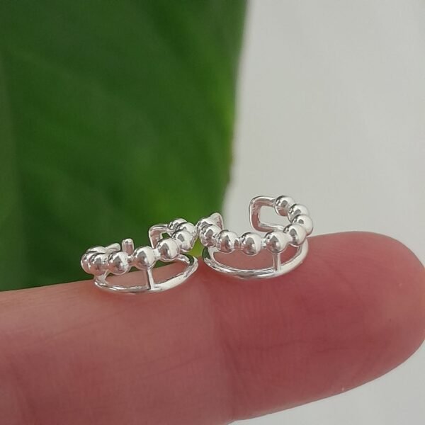 Aros mini doble hilera de bolitas - Laminados