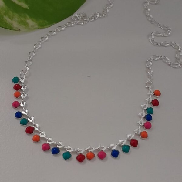 Chokers esmaltado cuadrados multicolor - Laminados