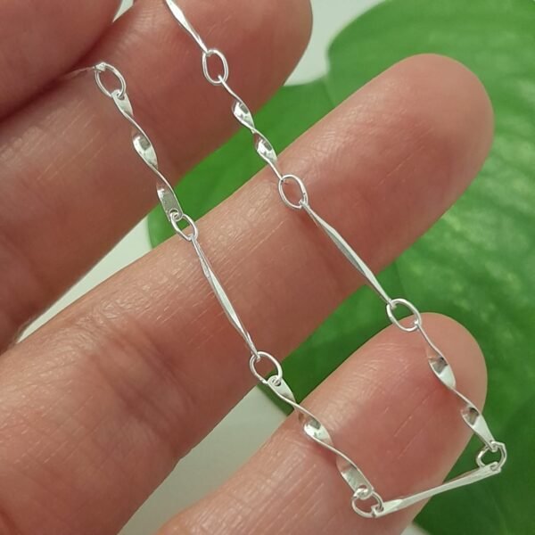 Pulsera eslabones con torzadas - Laminados