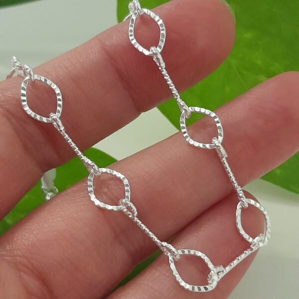 Pulsera argollas con brillo - Laminados