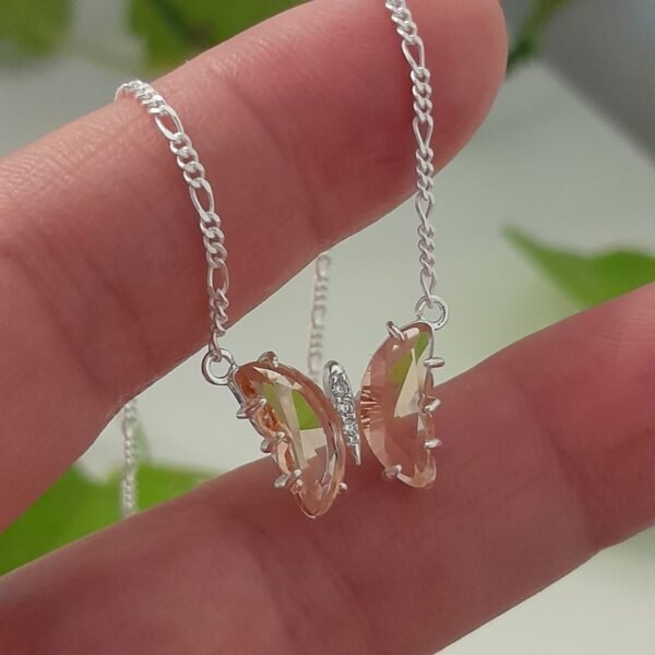 Conjunto mariposa cristal naranja - Laminados