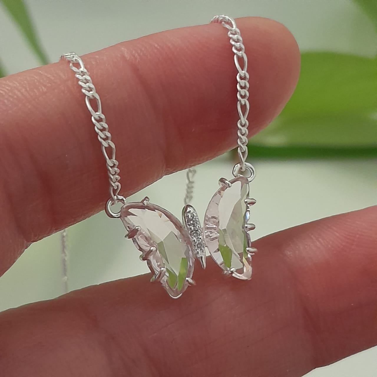 Conjunto mariposa cristal rosa - Laminados