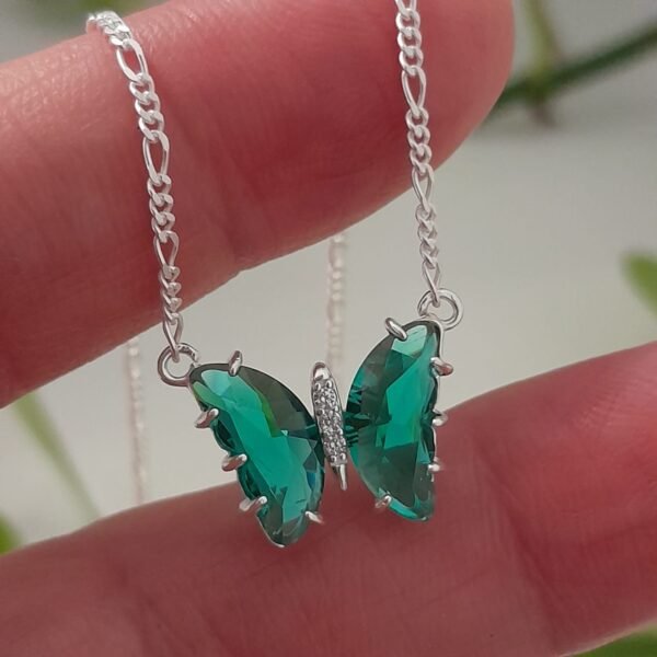 Conjunto mariposa cristal verde - Laminados