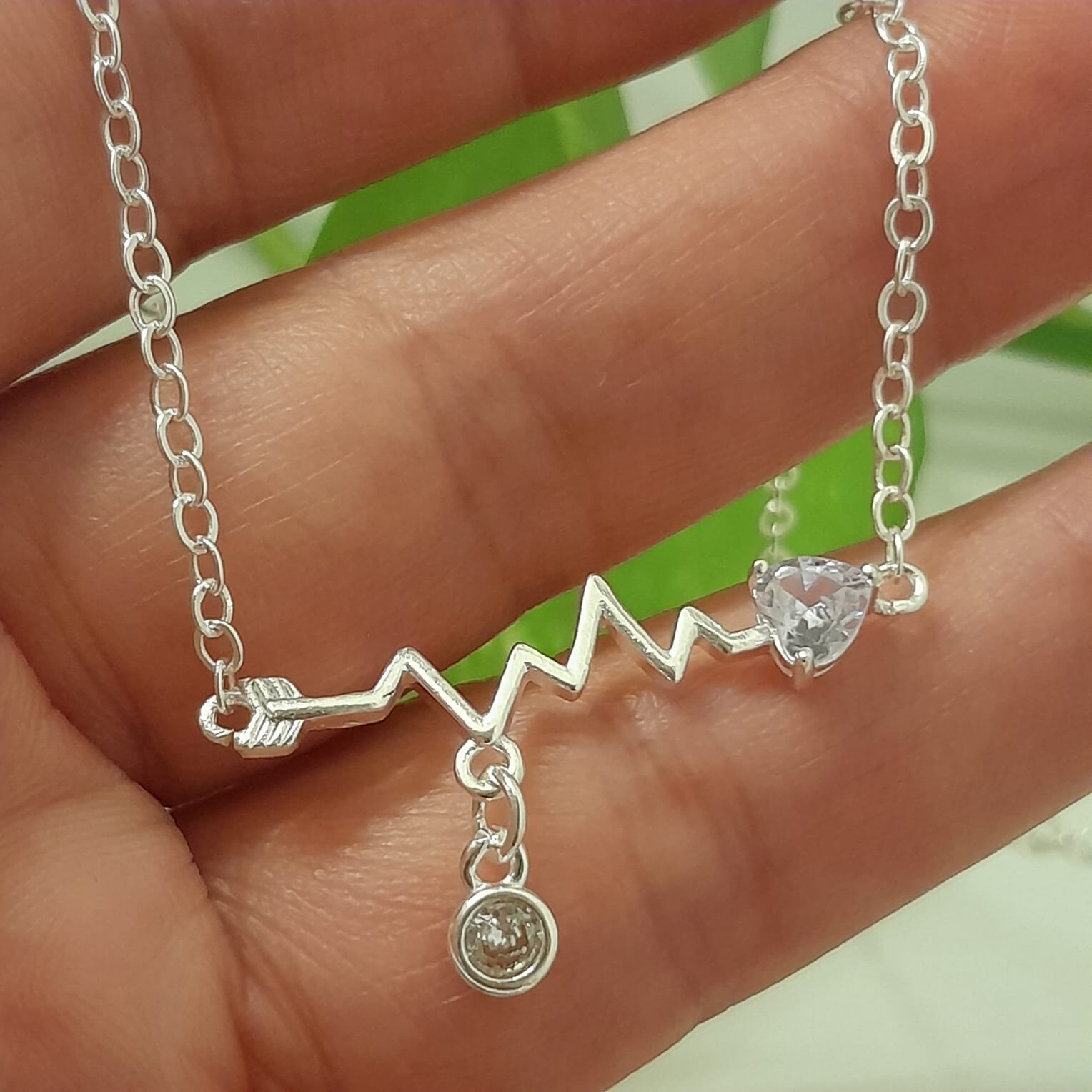 Conjunto gargantilla Latido con Flecha y Corazón - Laminados