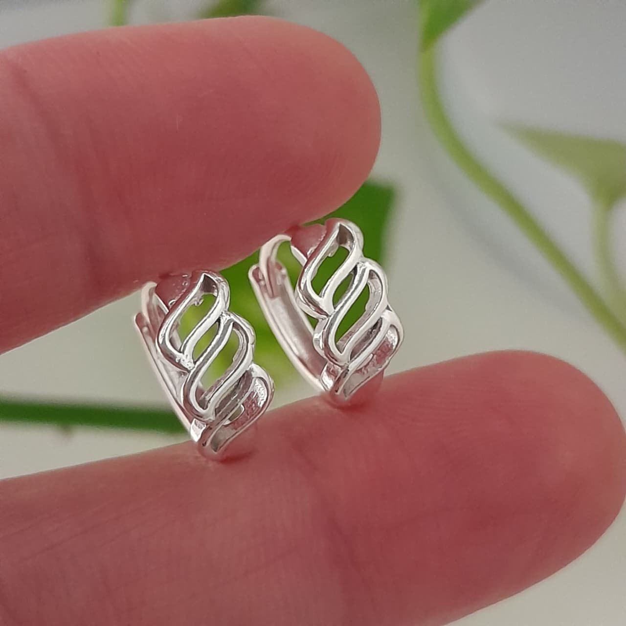 Aros Argolla huggies calados - Laminados