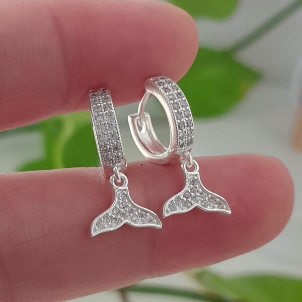 Aros huggies con brillo cola de sirena – Laminados