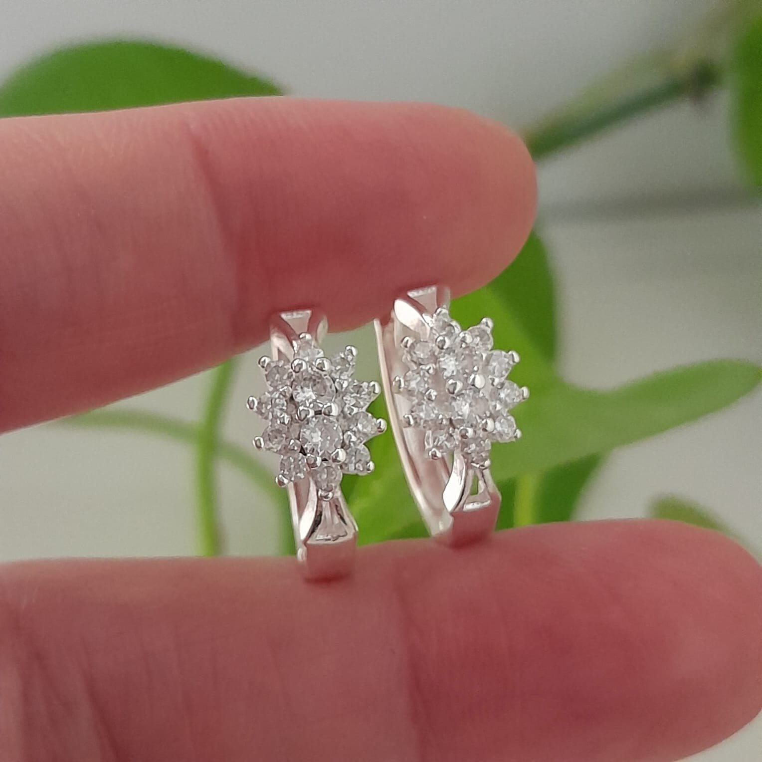 Aros huggies con brillo roseta – Laminados