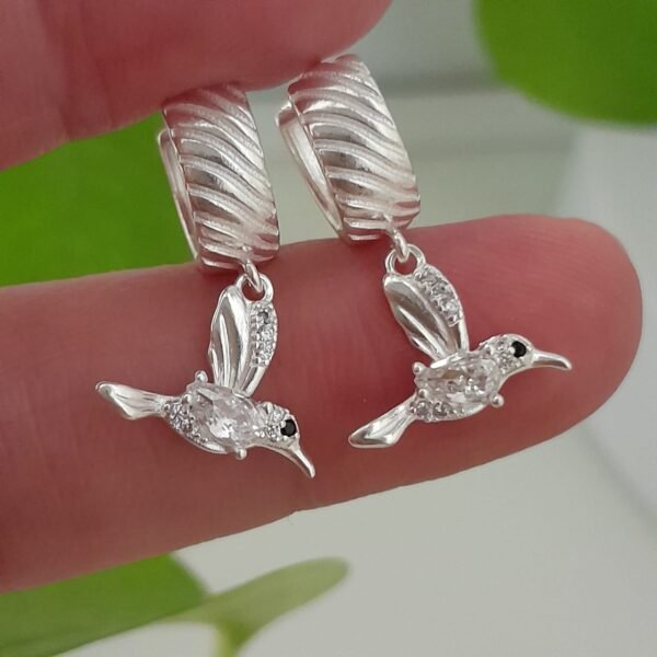 Aros colgante colibrí - Laminados