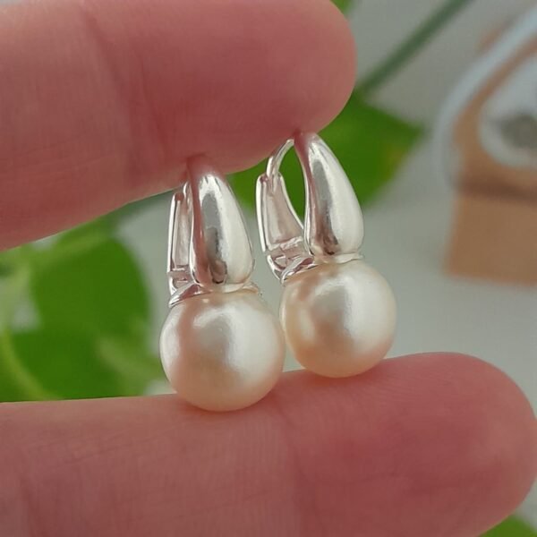 Aros colgante perlas con agarre - Laminados