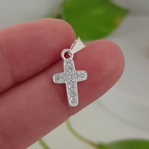 Dije cruz con brillo - Laminados