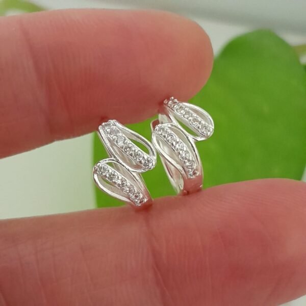 Aros huggies mini con brillo dos gotas – Laminados