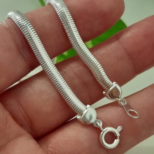 Pulsera de Serpiente Plana ancha- Laminados